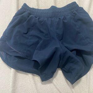 Navy blue hotty hots size 4 low rise 4inch